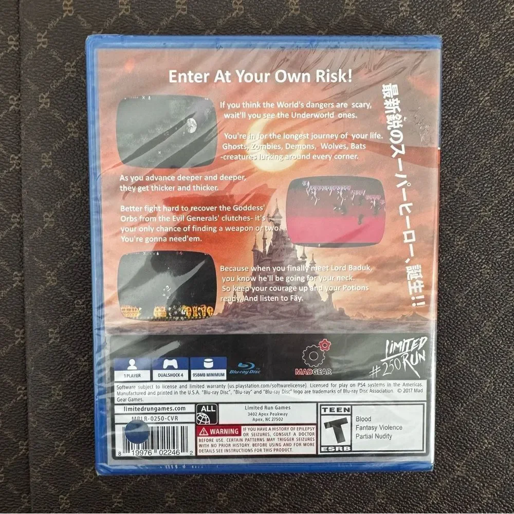 PS4 A Hole New World PlayStation New Factory Sealed  Limited #250 Run‎ Fantasy